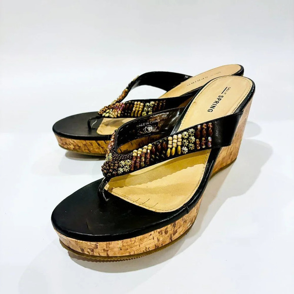 CALL IT SPRING Brown  platform sandals - Picture 5 of 7